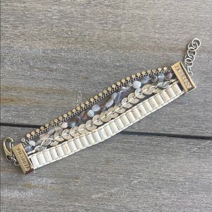 Victoria Emerson Silver Multi-Strand Bracelet